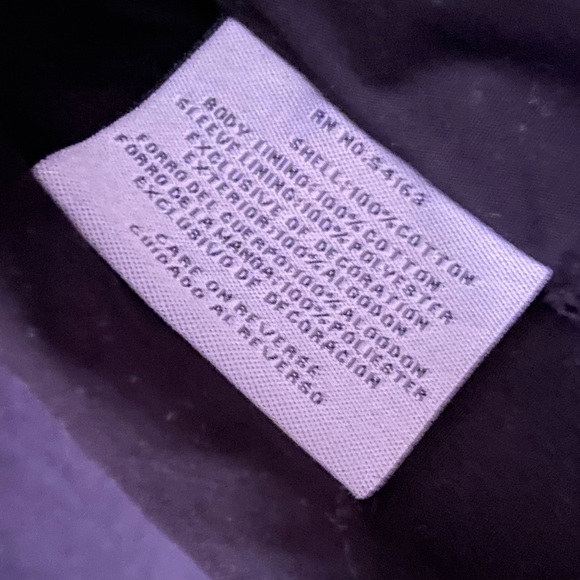 Levi's Motor Head Black Biker Jacket XL military style - Picture 8 of 9